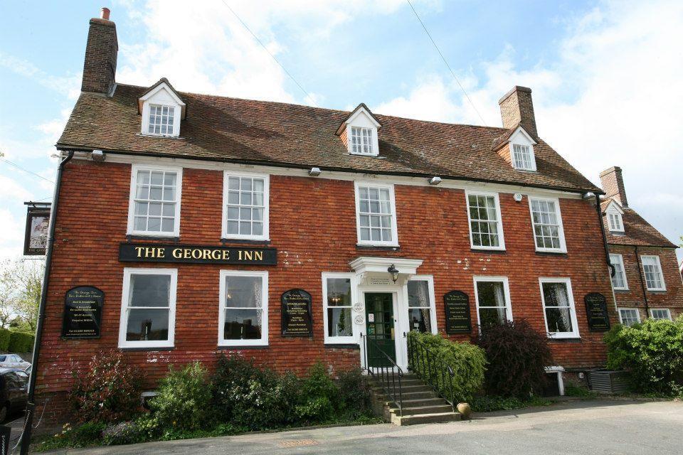The George Inn โรเบิร์ตส์บริดจ์ ภายนอก รูปภาพ